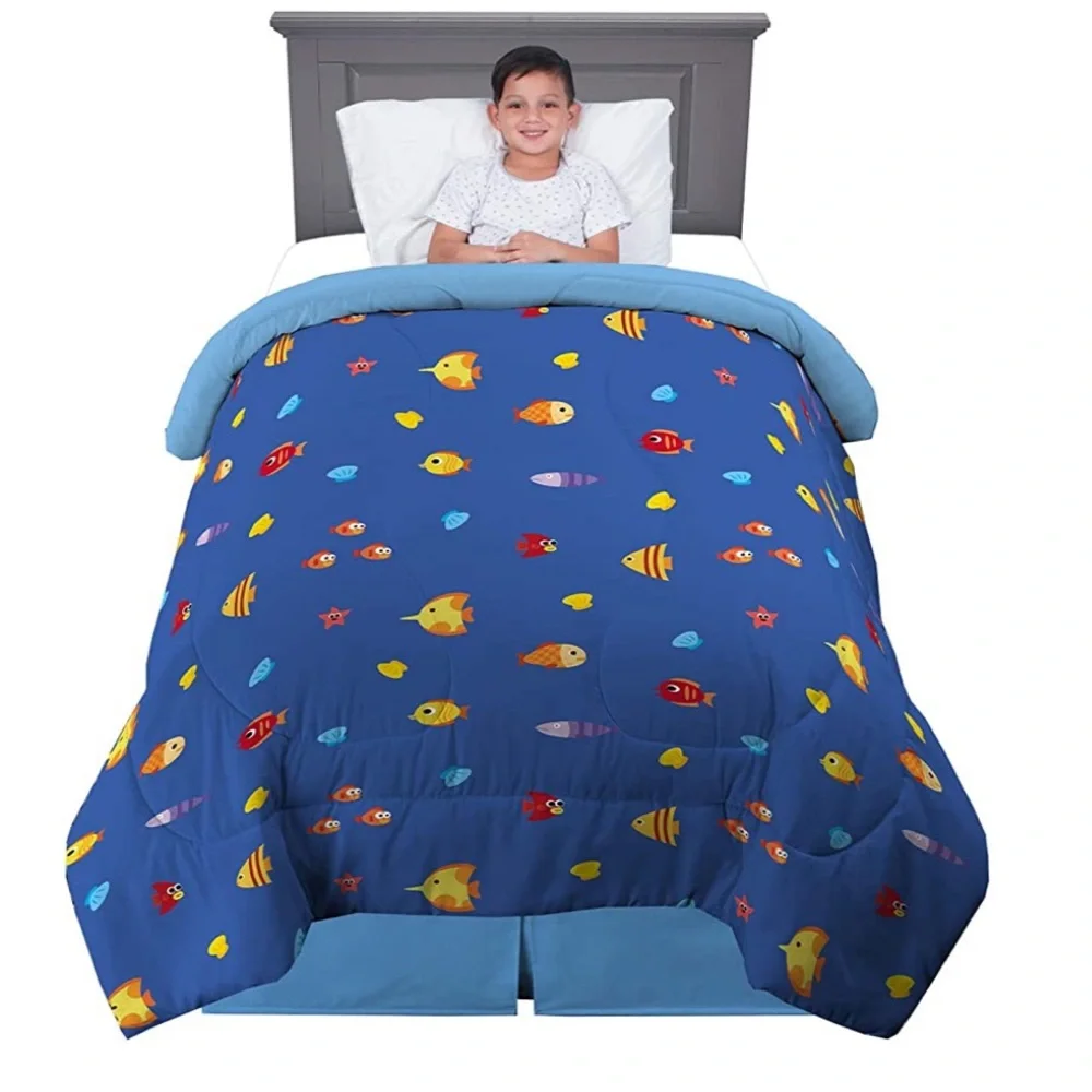 Baby Shark Kids Bedding Soft Microfiber Reversible Comforter